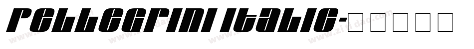 Pellegrini Italic字体转换